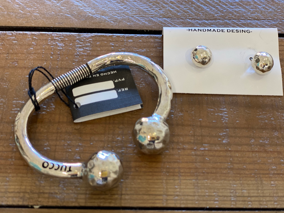 Tucco Two Balls Silver Bracelet
