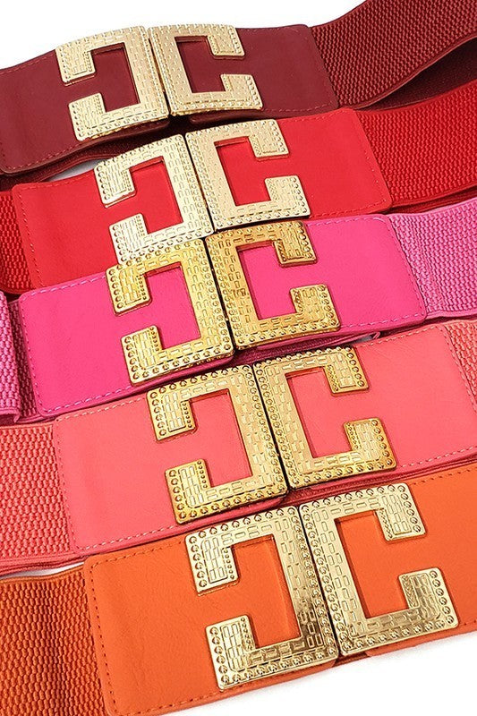 Gold CC Buckle Belt