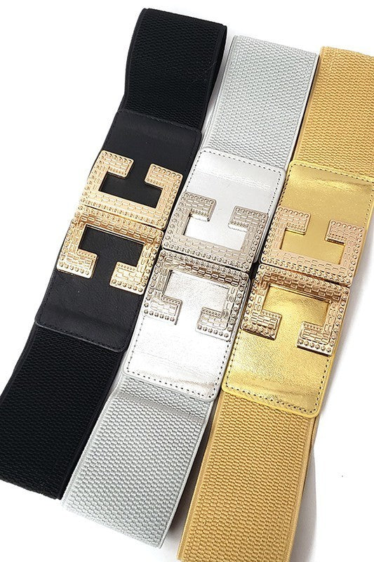 Gold CC Buckle Belt