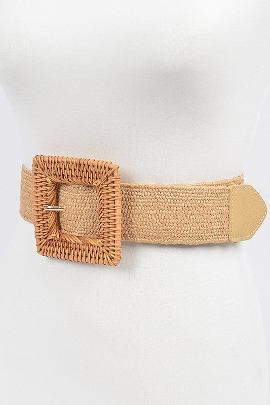 Elastic Twine Buckle Belt