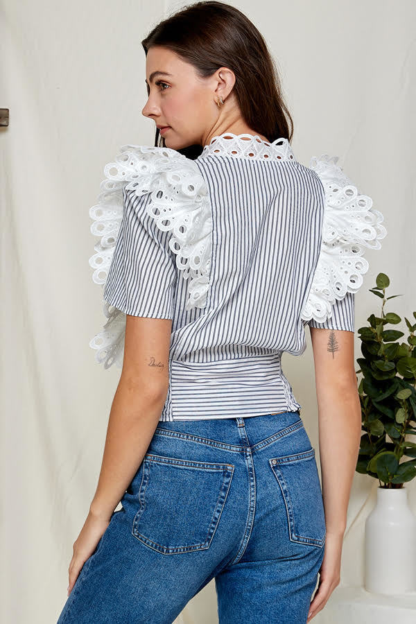 Stripped Fashion Top