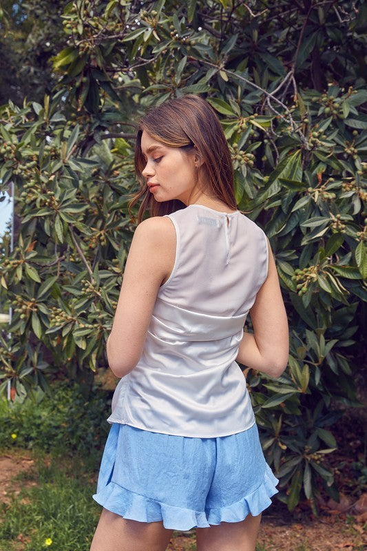 Front Wrap Detail Top