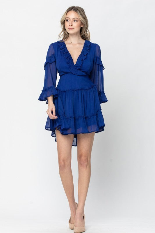 mila ruffle mini dress Mila Ruffle Mini Dress