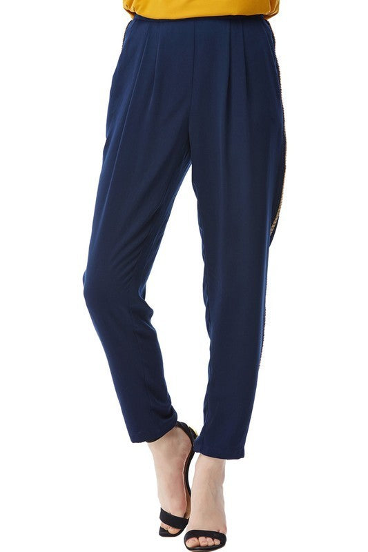 Side Gold Trim Pants