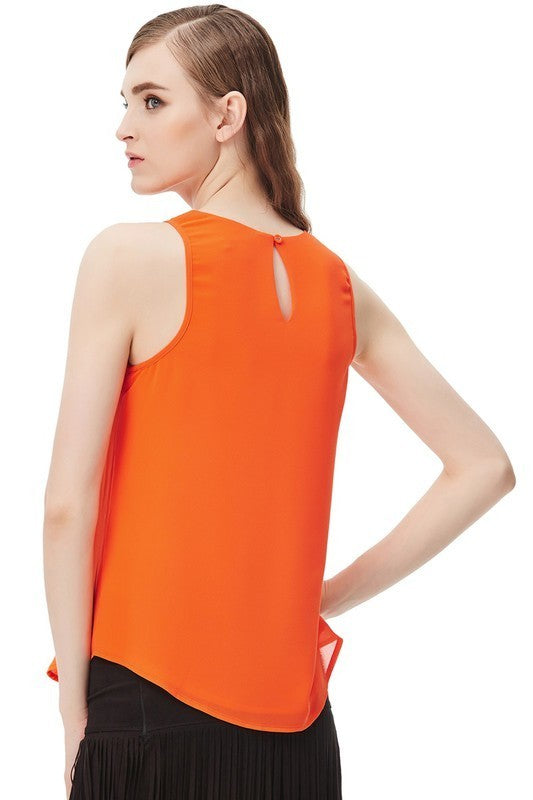 Squiggly Front Detail Top