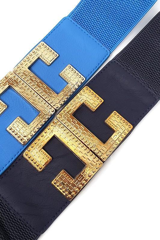 Gold CC Buckle Belt