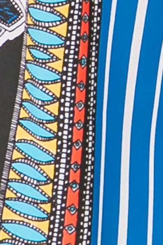 Mosaic Print Palazzo Pants