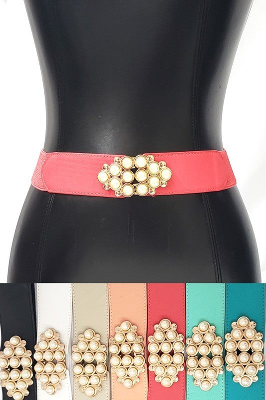 Pearl Gold Metal Elastic Belt (Pick Color)