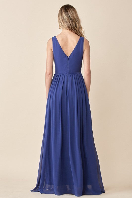 Delicate Lace & Chiffon Formal Dress