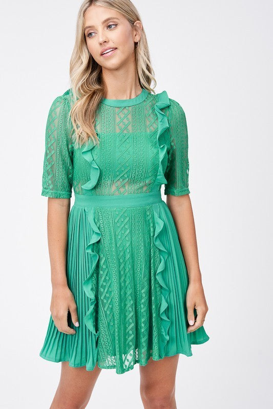 Ruffle Short Dress