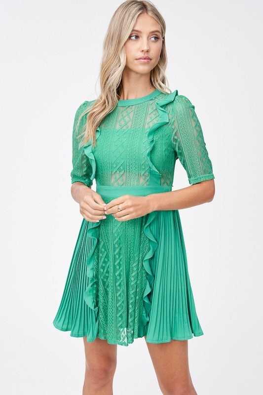 Ruffle Short Dress