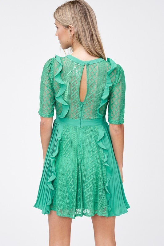 Ruffle Short Dress