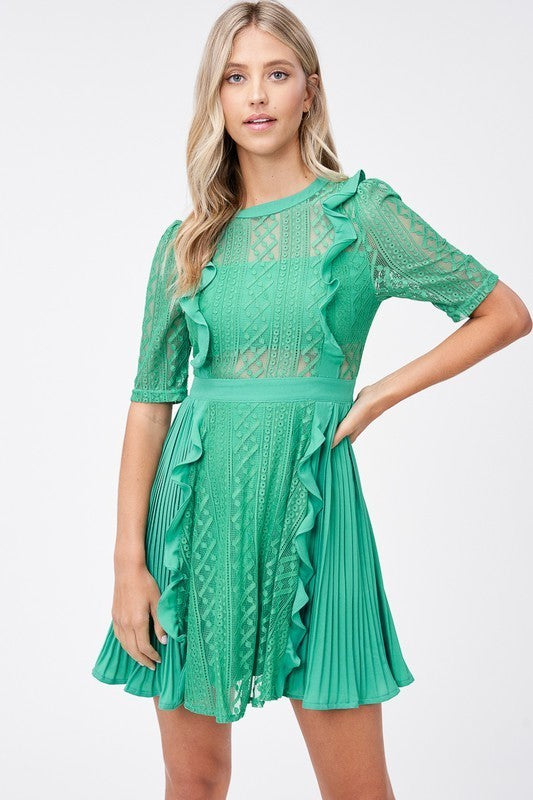 Ruffle Short Dress