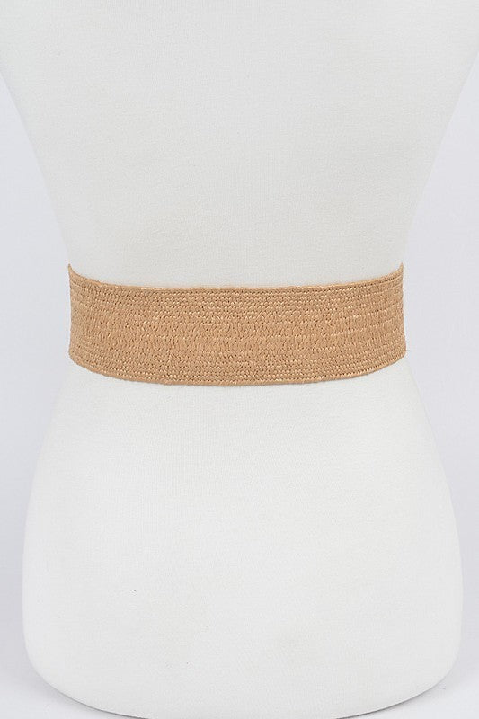 Pearl Buckle Elastic Belt