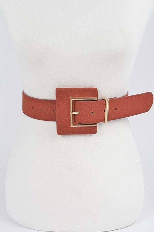 Faux Suede Belt (Pick Color)
