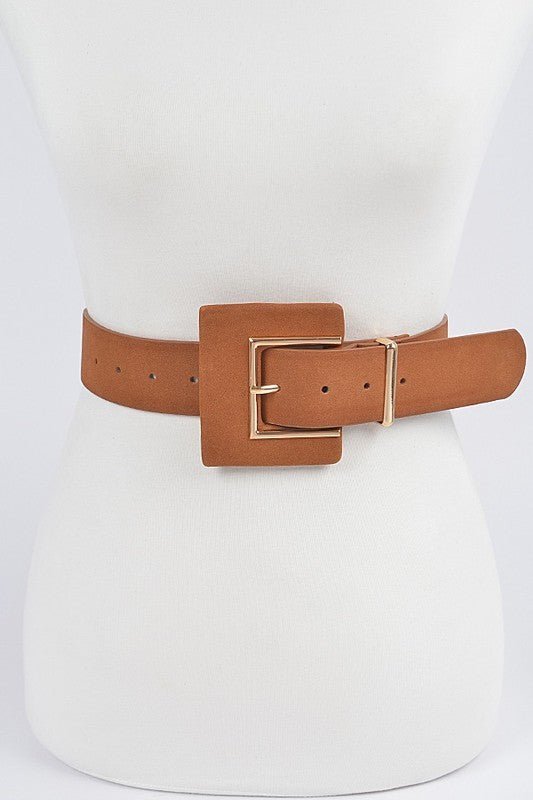 Faux Suede Belt (Pick Color)