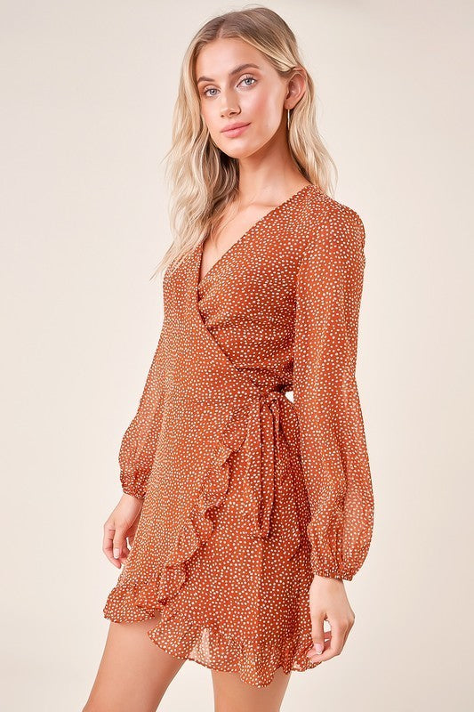 Tie Back Polka Dot Dress