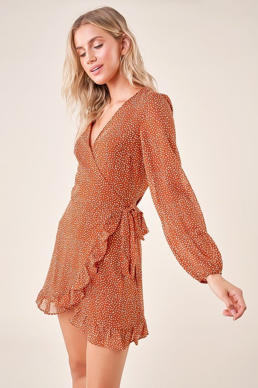 Tie Back Polka Dot Dress