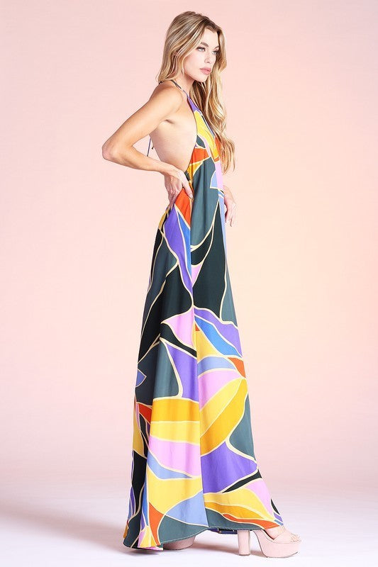 Metamorphosis Halter Maxi
