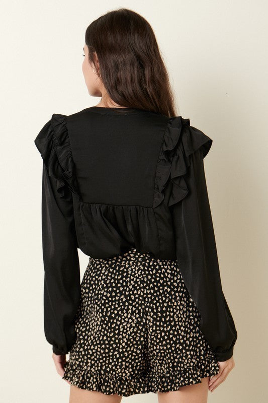 Ruffle Detail Shorts