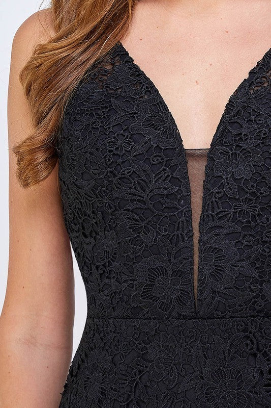 Lace Convertible Cocktail Dress