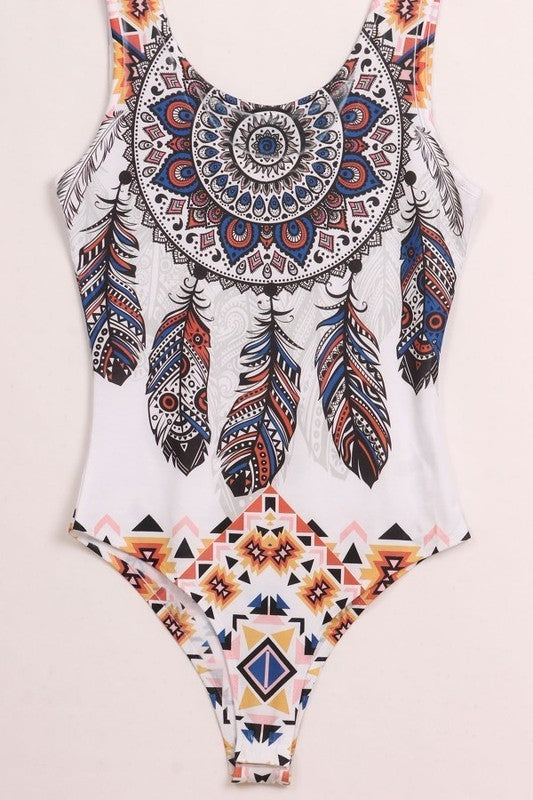 Dreamcatcher Print Bodysuit