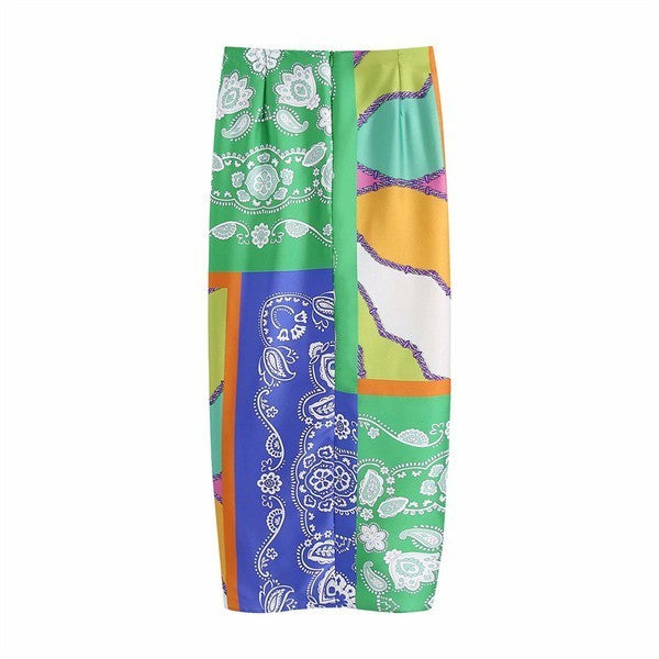 Retro Pleated Skirt
