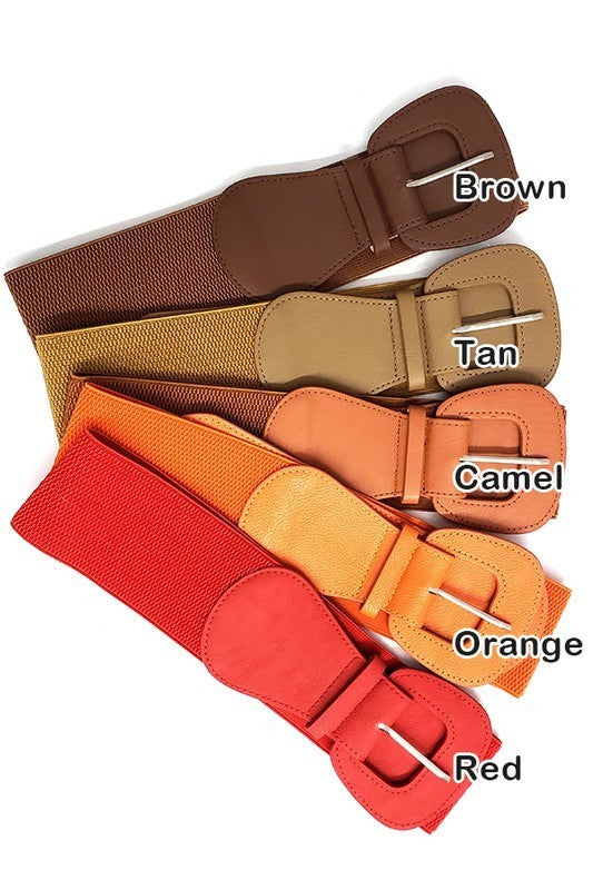 Simply Modern Style Elastic Belt (Pick Color)