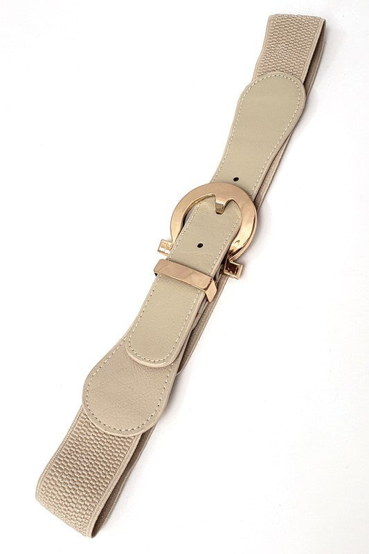 Classy Gold Hook Elastic Belt (Pick Color)