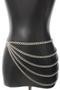Layered Fashion Metal Chain Belt