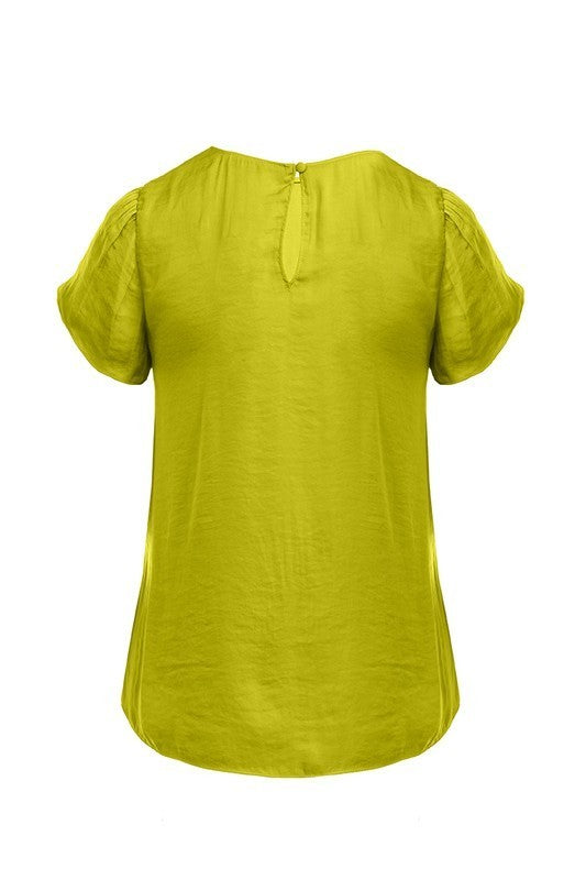 Double Layered Tulip Sleeve Top