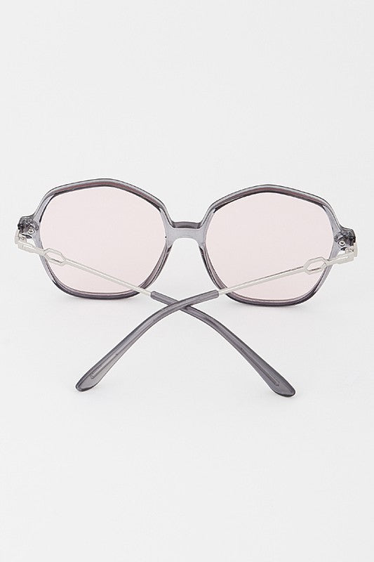 Thin Framed Geometric Sunglasses (Pick Color)