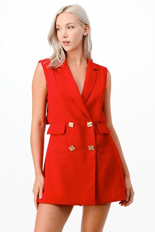 Blazer Style Romper