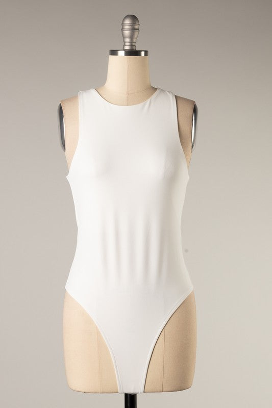 Sleeveless Solid Bodysuit
