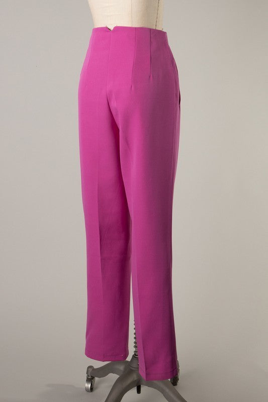 Solid Cut Pants