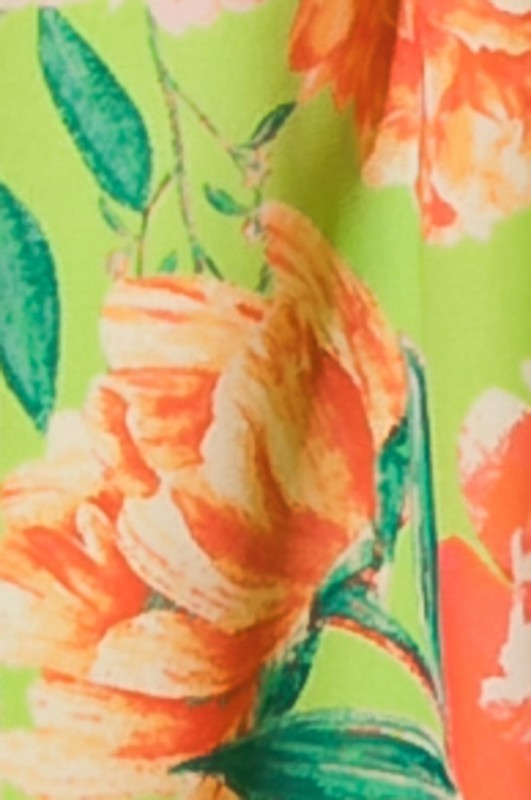 Floral Off Shoulder Long Lantern Sleeve Top