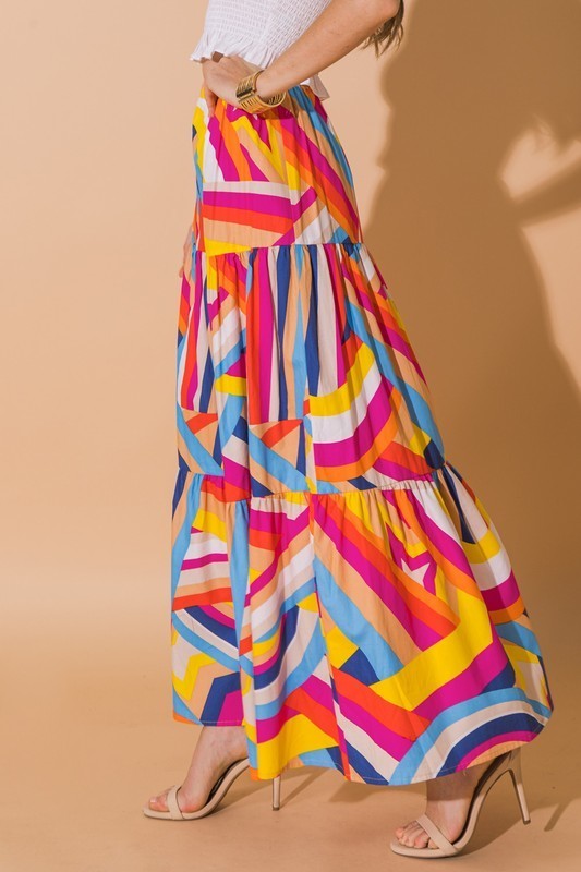 Multicolor Lines Maxi S