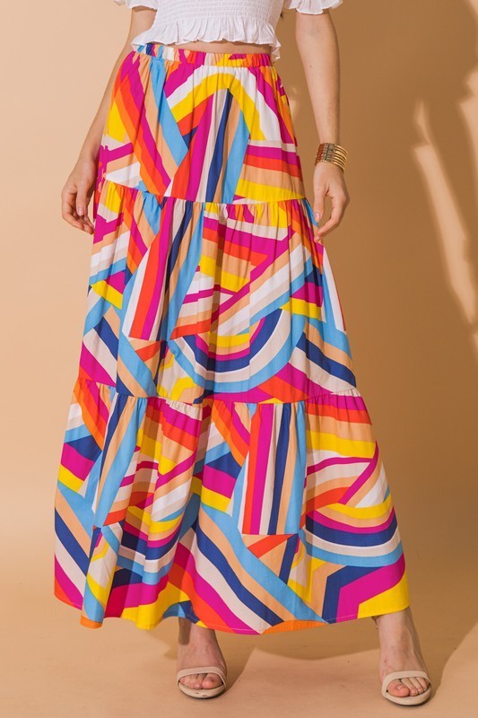 Multicolor Lines Maxi S