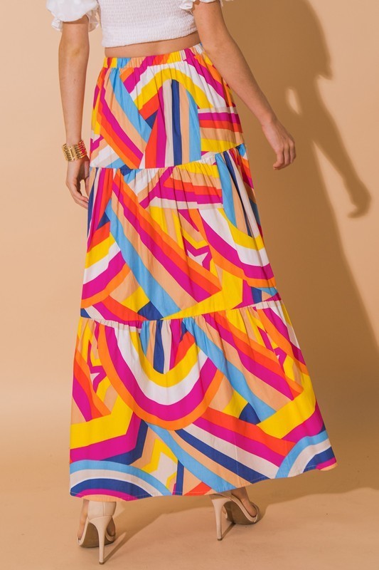 Multicolor Lines Maxi S