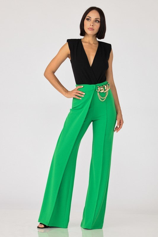 Chain Buckle Pants