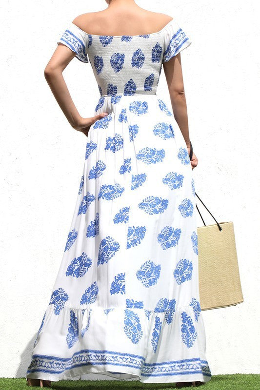 Off Shoulder Maxi Dress