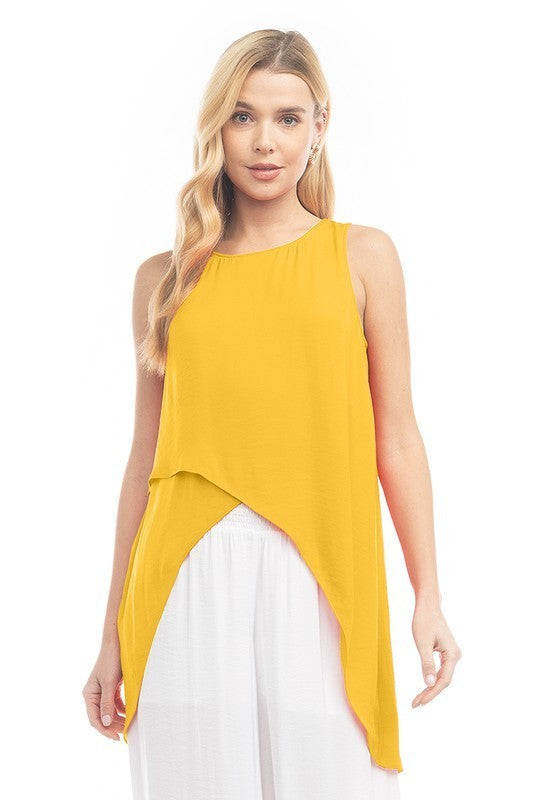 Hi Low Crew Top (Pick Color)