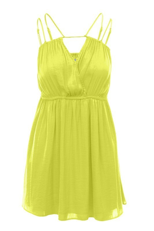 Strappy Satin Dress