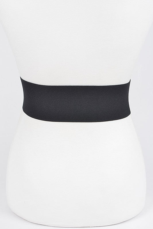 Big Metal Buckle Stretch Belt (Pick Color)