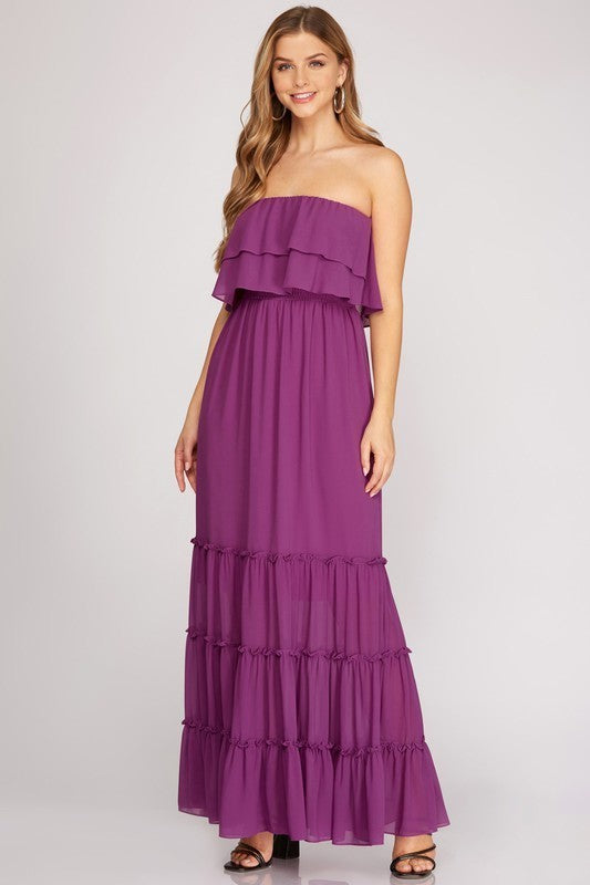 Strapless Maxi Dress