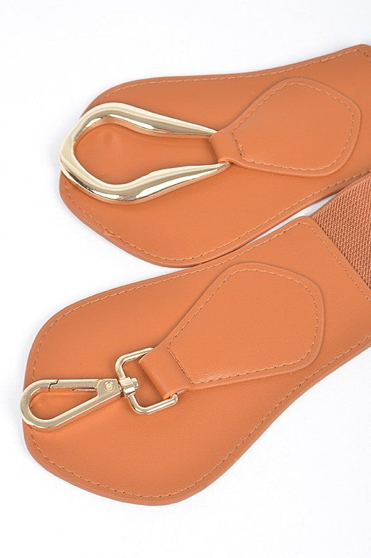 Metal Buckle Elastic Belt