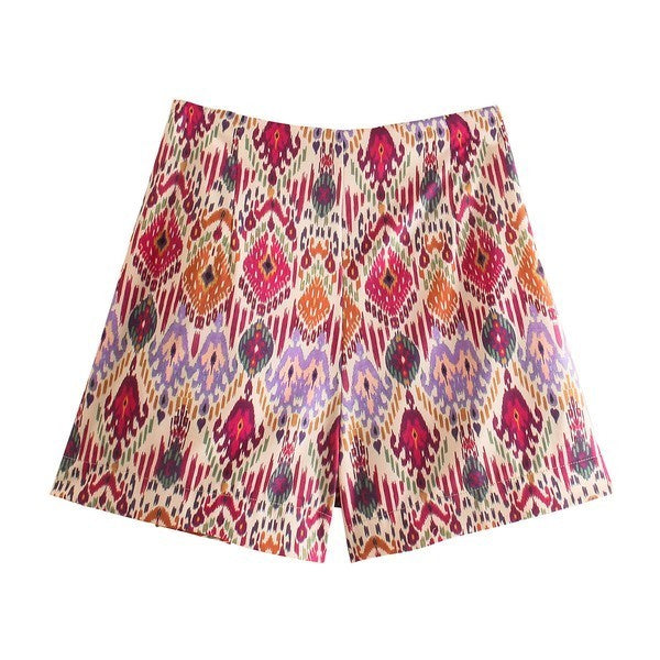 Printed Knot Loose Skort