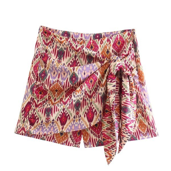 Printed Knot Loose Skort
