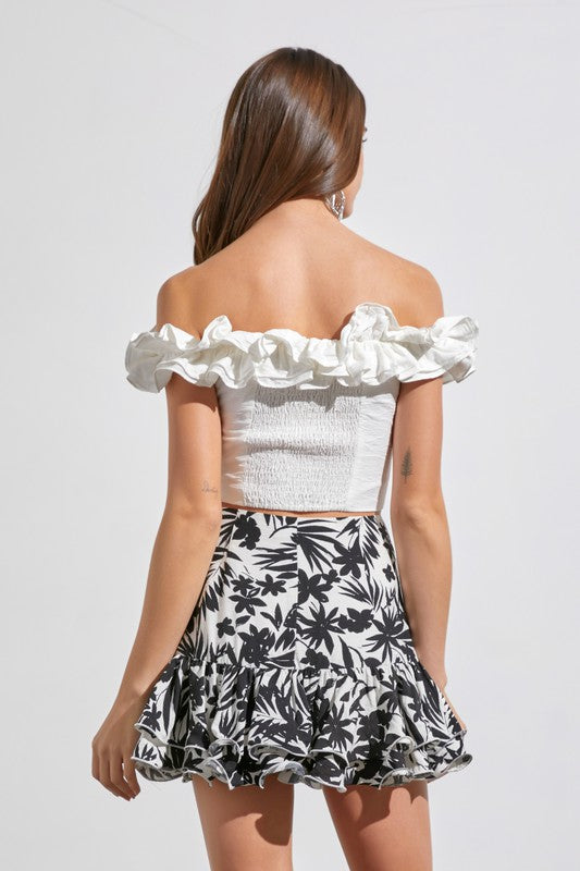 Ruffle Tube Top