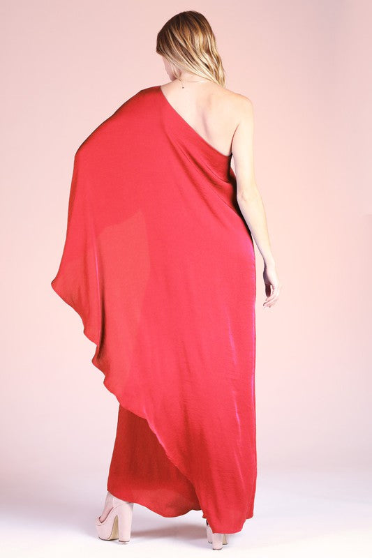 Athena One Shoulder Maxi